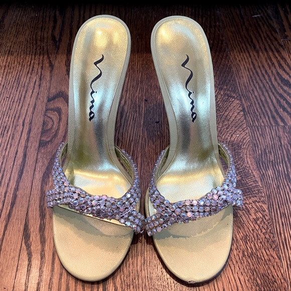 Nina Shoes - Nina Sequinned Heels
